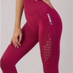 Gymshark Pants Jumpsuits Gymshark Seamless Size Medium Capri Leggings In Excellent Condition Poshmark